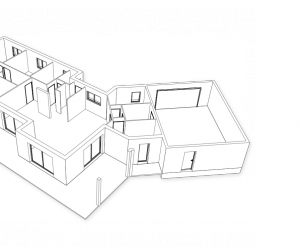 La Bonne Maison - Dessin filaire